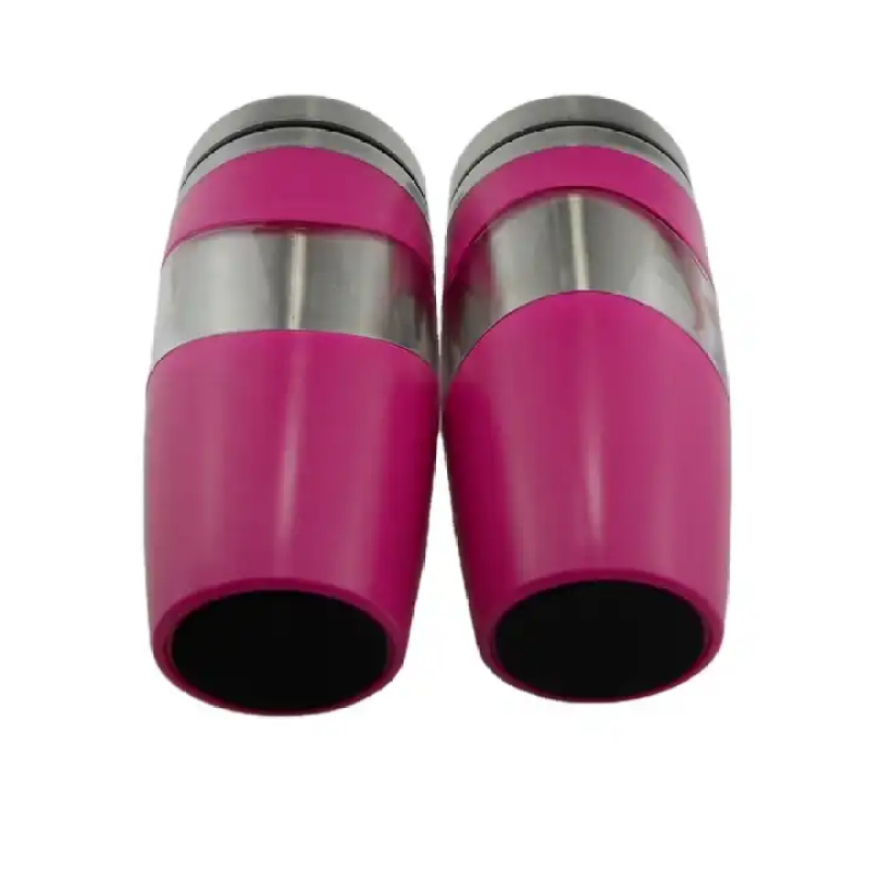 Custom 16OZ double insulated coffee cup with stainless steel inside and plastic outside coffee travel cup