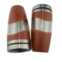 Custom 16OZ double insulated coffee cup with stainless steel inside and plastic outside coffee travel cup