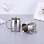 24oz Double Wall Stainless Steel Coffee Cup Insulated Beer Mug With Handle