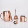 24oz Double Wall Stainless Steel Coffee Cup Insulated Beer Mug With Handle