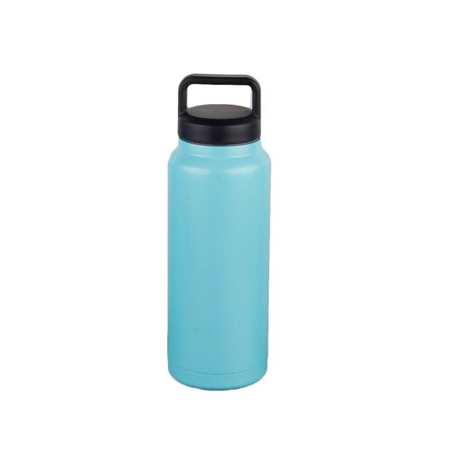 32oz Insulated Double Wall Stainless steel water bottle Beer Growler sport Water Flask With Handle and Lid