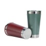 Popular custom logo stainless steel beer cup double wall travel coffee mug vacuum tumbler with bottle opener lid