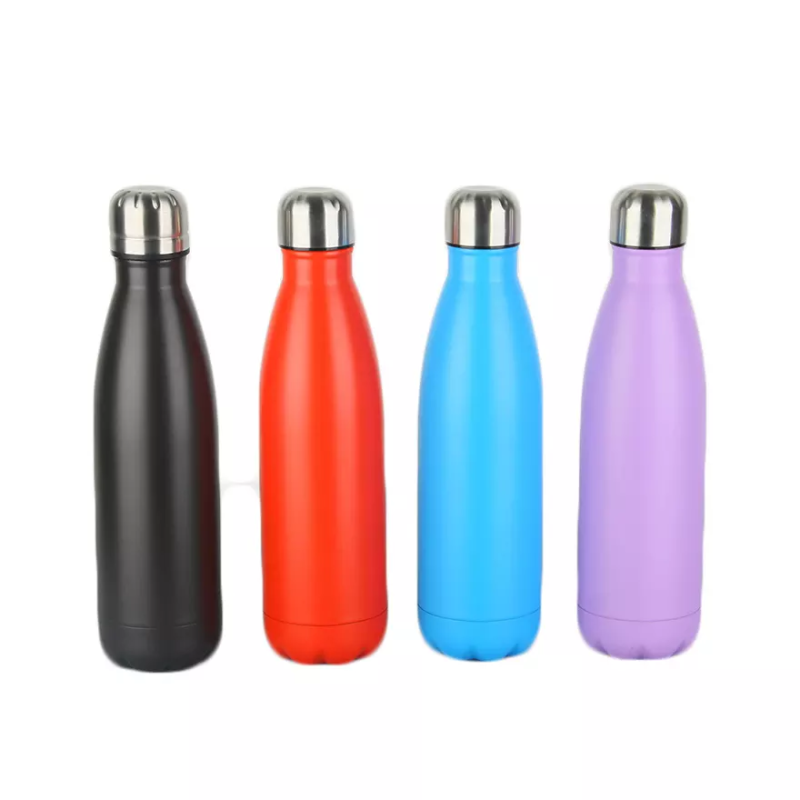 2023 Hot Selling Customized Colors&logo 17oz Cola Shaped Sports Bottle Double Wall Stainless Steel Vacuum Insulated Water Bottle