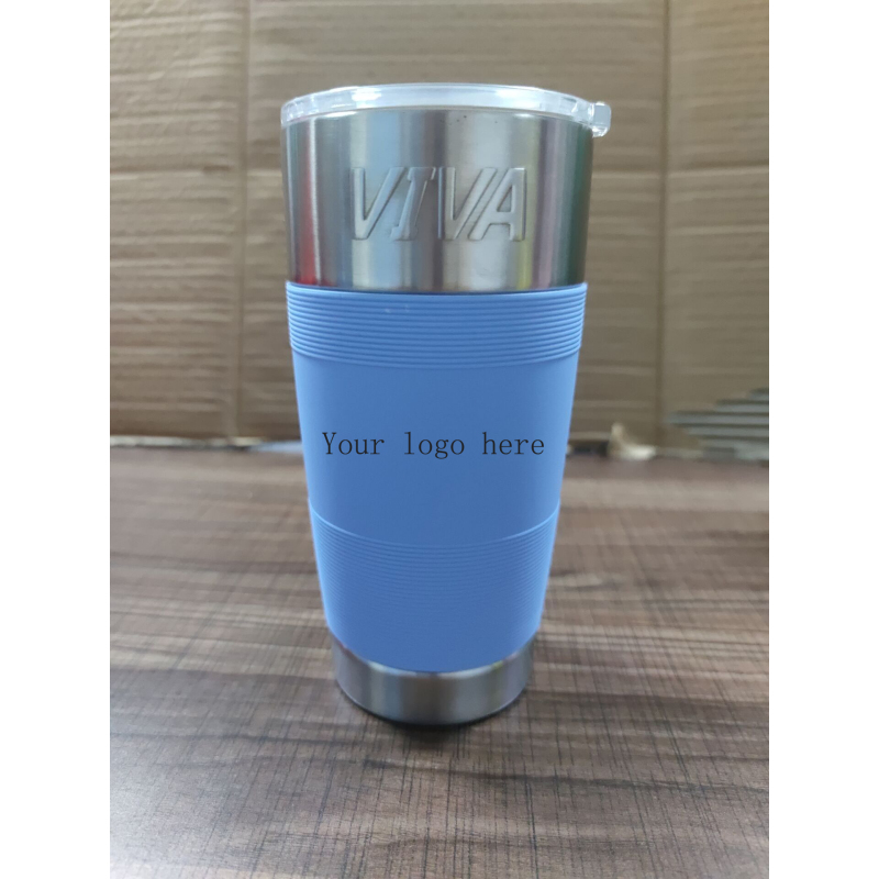 Hot sale 30oz custom double stainless steel insulated tumbler with silicone sleeve