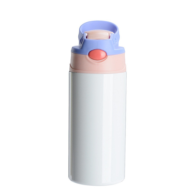Wholesale sublimation insulate stainless steel water bottle for kid flask bottle double walled vaccum flask with lid.