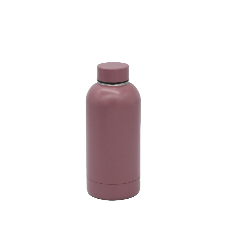 Hot Selling Vaccum Insulated Thermos 350/500/750ml Rubber Coated Double Wall Stainless Steel Water Bottles with Lid