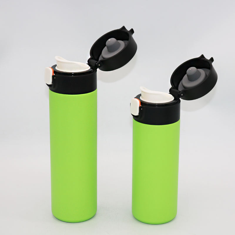 450ml Wide Mouth Double Walled Travel Stainless Steel Vacuum Flask With Bounce Lid