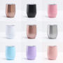12OZ Stainless Steel Double Wall 304 Vacuum Thermos Coffee Tumbler Egg Shape Wine Tumbler