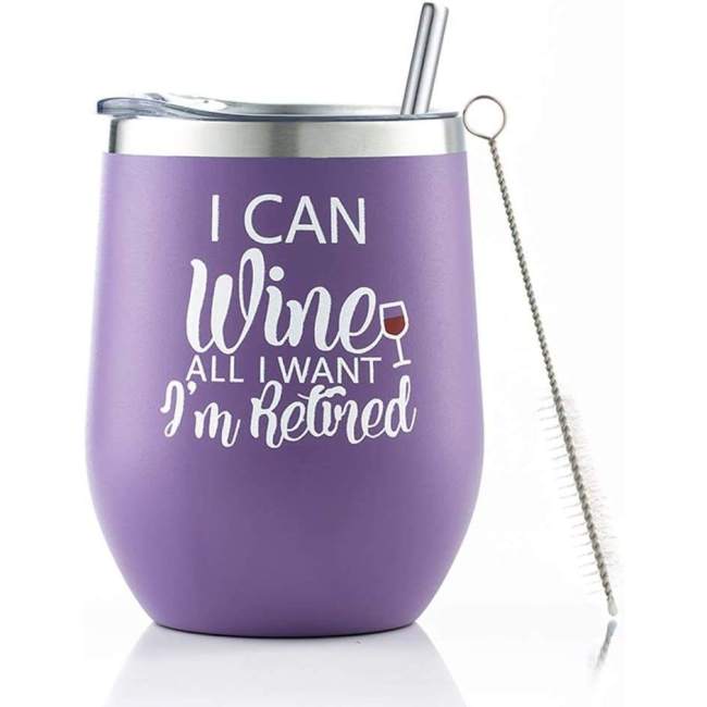 12OZ Stainless Steel Double Wall 304 Vacuum Thermos Coffee Tumbler Egg Shape Wine Tumbler