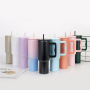 40OZ Double Wall Thermos Vacuum Insulated Flask Stainless Steel Water Bottle With Handle Travel Tumbler