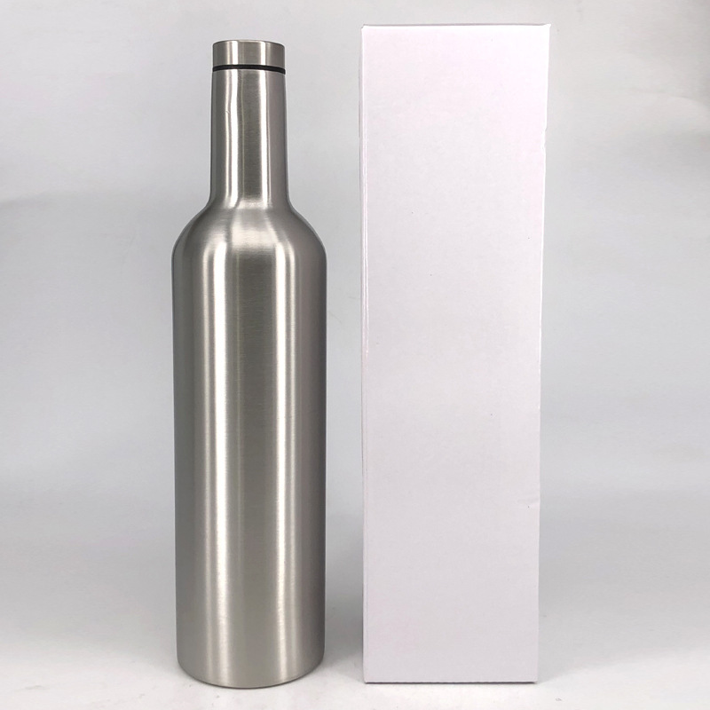 25OZ Stainless Steel Double Wall Vacuum Flask Insulated Thermos Water Bottle Wine Bottle