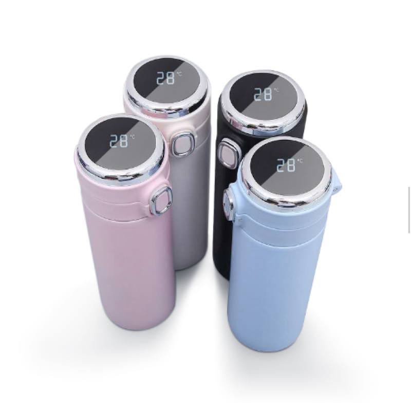 Intelligent Thermos Stainless Steel Insulation Cup Smart Water Bottles with LED Touch Screen Temperature Display
