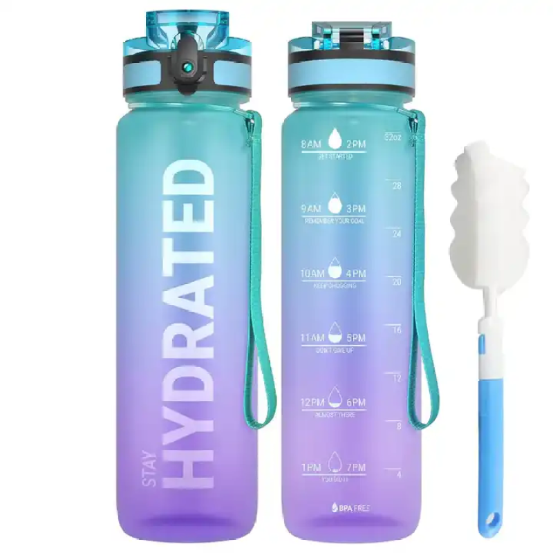 Wholesale custom 32 oz tritan water bottles Eco-friendly plastic sports water bottles