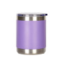 2023 Hot Selling BPA Free 10 oz Custom Stainless Steel Tumblers Powder Coated Double Wall Vacuum Insulated Wine Cup with Lid