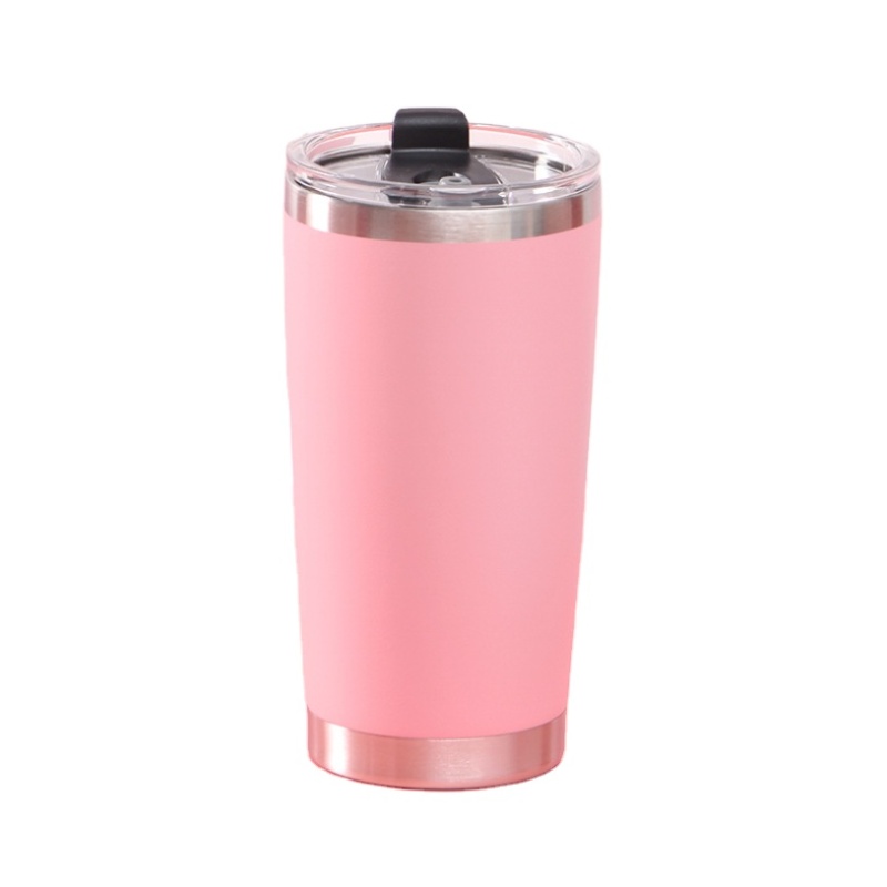 Hot Sale 20oz Stainless Steel Travel Mug Outdoor Camping Double Wall Vacuum Insulated Tumbler Cup With Lid