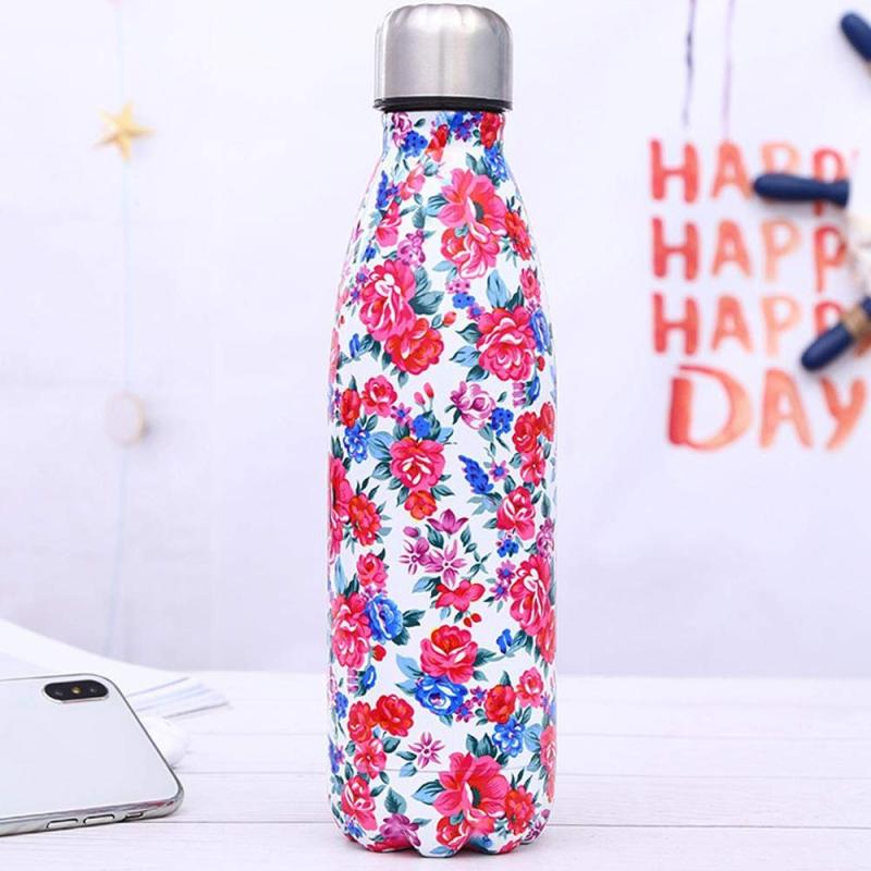 500ML Double Wall Cola Water Bottle Stainless Steel vacuum Insulated Bottle