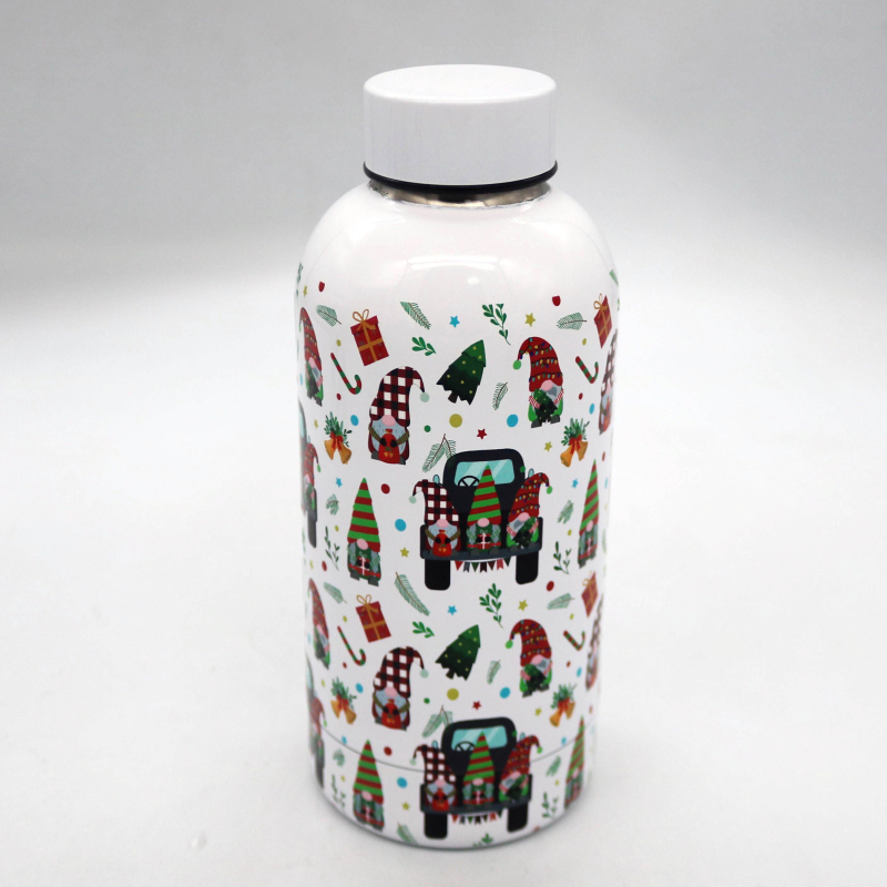 Custom Logo 2023 Christmas New Best Selling Personalized 350ml Stainless Steel Water Bottle for Kids School