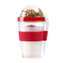 hongtai AS Yogurt Cup With Plastic Spoon Nut Yogurt Cup With Lid Reusable Plastic Mugs Breakfast Cup