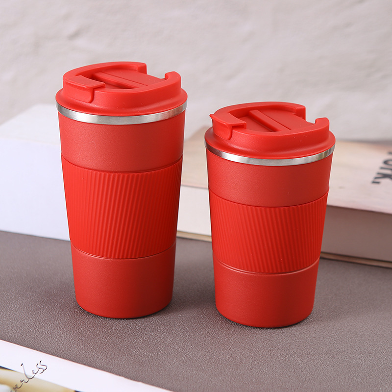 380ml/500ml Stainless Steel Double Wall Insulated Coffee  Thermos Mug Travel Coffee Mugs Custom Logo Printed