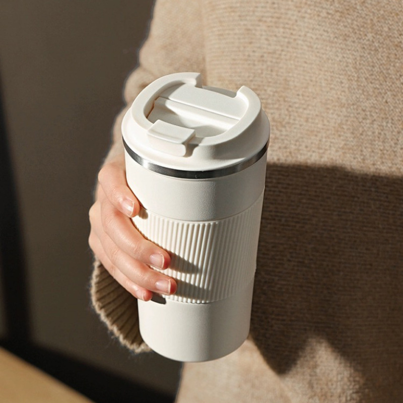 380ml/500ml Stainless Steel Double Wall Insulated Coffee  Thermos Mug Travel Coffee Mugs Custom Logo Printed