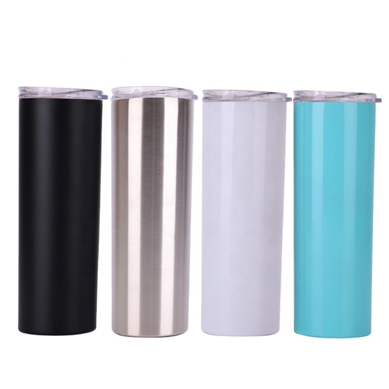 20oz Stainless Steel Vacuum Insulated Skinny Tumblers Wholesale Bulk Coffee Tumbler