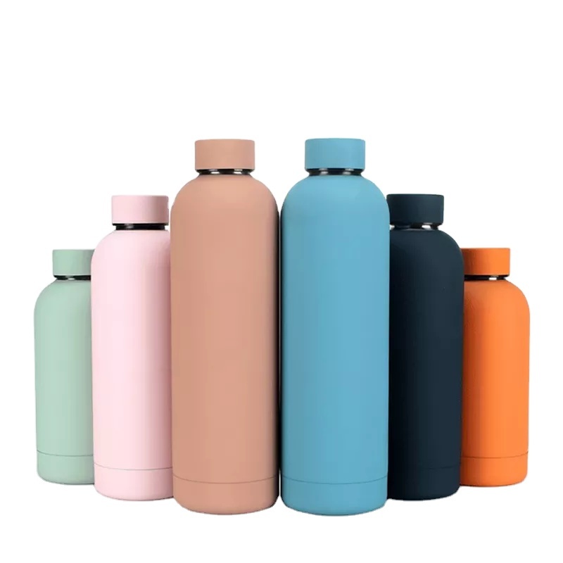 Wholesale 350/500/750 ml High Quality Custom Water Bottle Stainless Steel Sports Bottle Double Wall Insulated Vacuum Flask