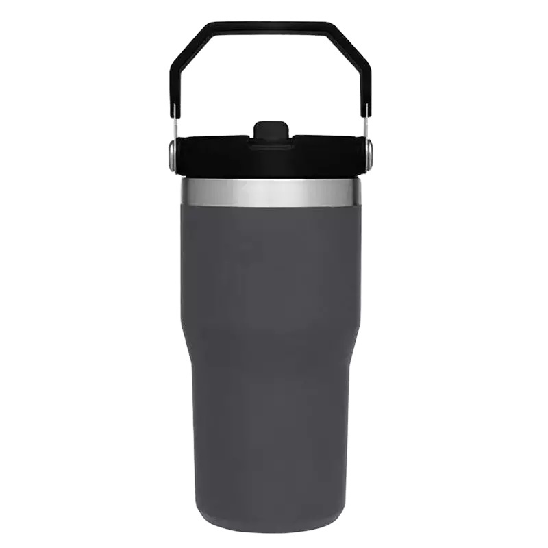 Double Wall Thermos Vacuum Insulated Flask Stainless Steel Travel Mug With Handle Lid Coffee Tumbler