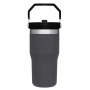 Double Wall Thermos Vacuum Insulated Flask Stainless Steel Travel Mug With Handle Lid Coffee Tumbler