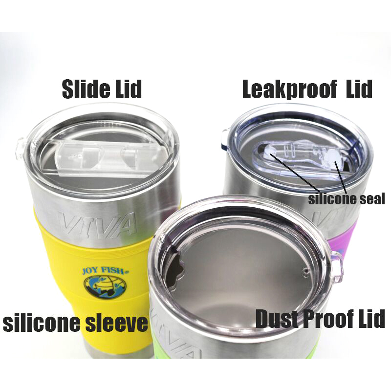 Custom Stainless Steel Tumbler Wholesale 30oz Stainless Steel Travel Mug Custom Colors Tumbler with Silicone Sleeve
