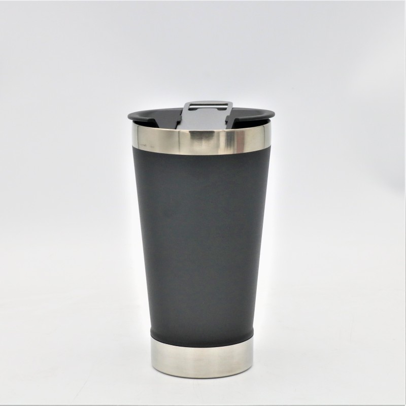 Hight quality custom logo stainless steel beer cup double wall travel coffee mug vacuum tumbler with bottle opener lid
