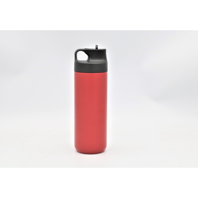 Portable sports kettle with straw Thermos cup Stainless steel portable water cup