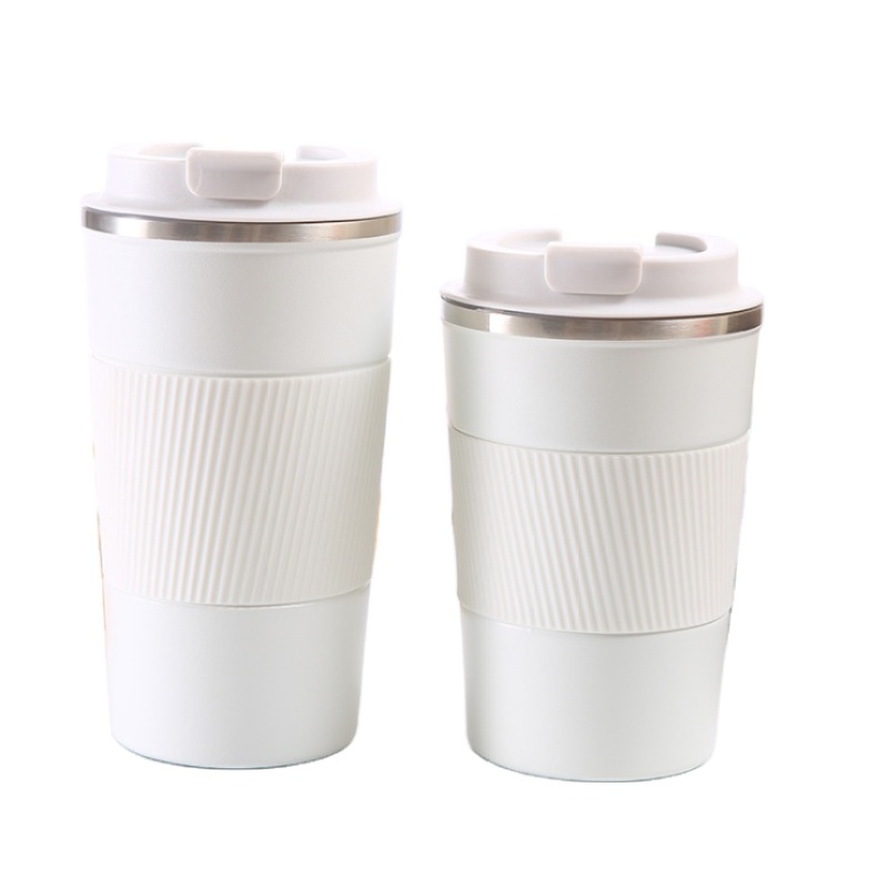 high quality 500ml folding silicon custom stainless steel coffee mug double wall travel water cup easy carrying water bottle