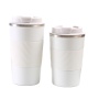 high quality 500ml folding silicon custom stainless steel coffee mug double wall travel water cup easy carrying water bottle