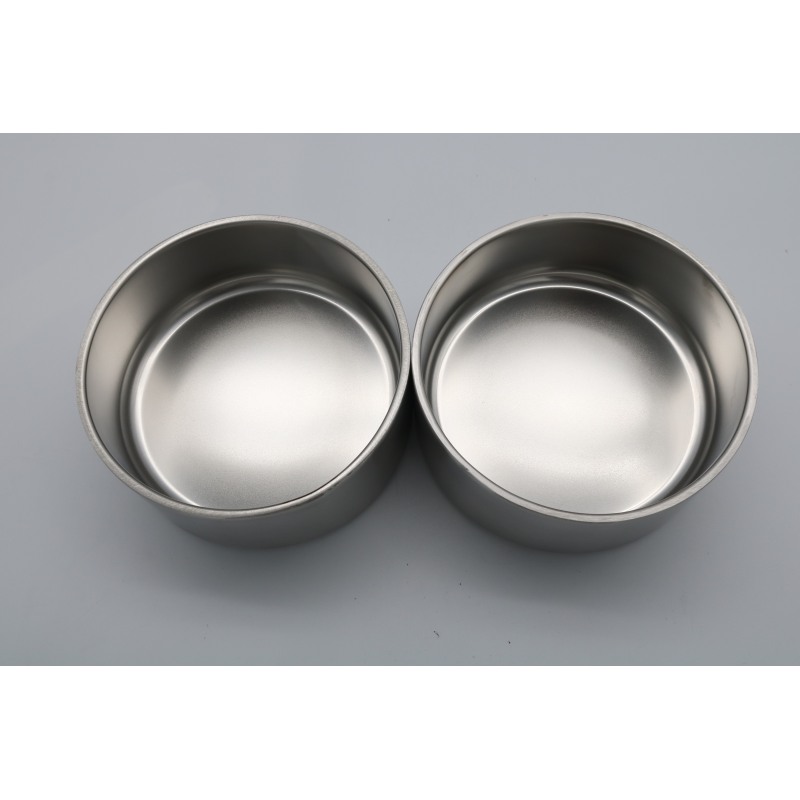 Food Grade 32oz/64oz Double Wall Stainless Steel Pet Feeding Bowl With Non-Slip Silicone Bottom Dog Bowl