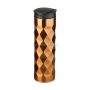 500ml Creative prismatic stainless steel vacuum insulated coffee cup with flip lid