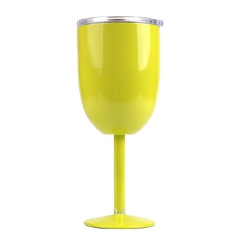 Wuyi Hongtai popular custom 11OZ stainless steel goblet double wall wine cup egg cup