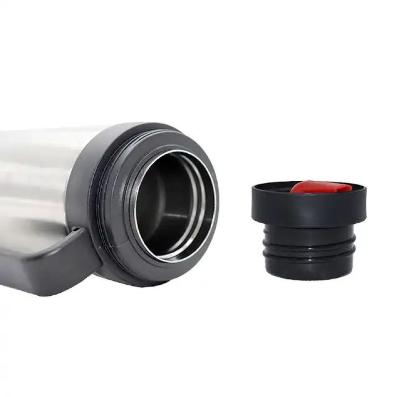 Portable Mate Drink Bottle  Stainless steel double-layer thermos bottle with handle