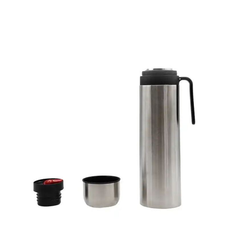 Portable Mate Drink Bottle  Stainless steel double-layer thermos bottle with handle