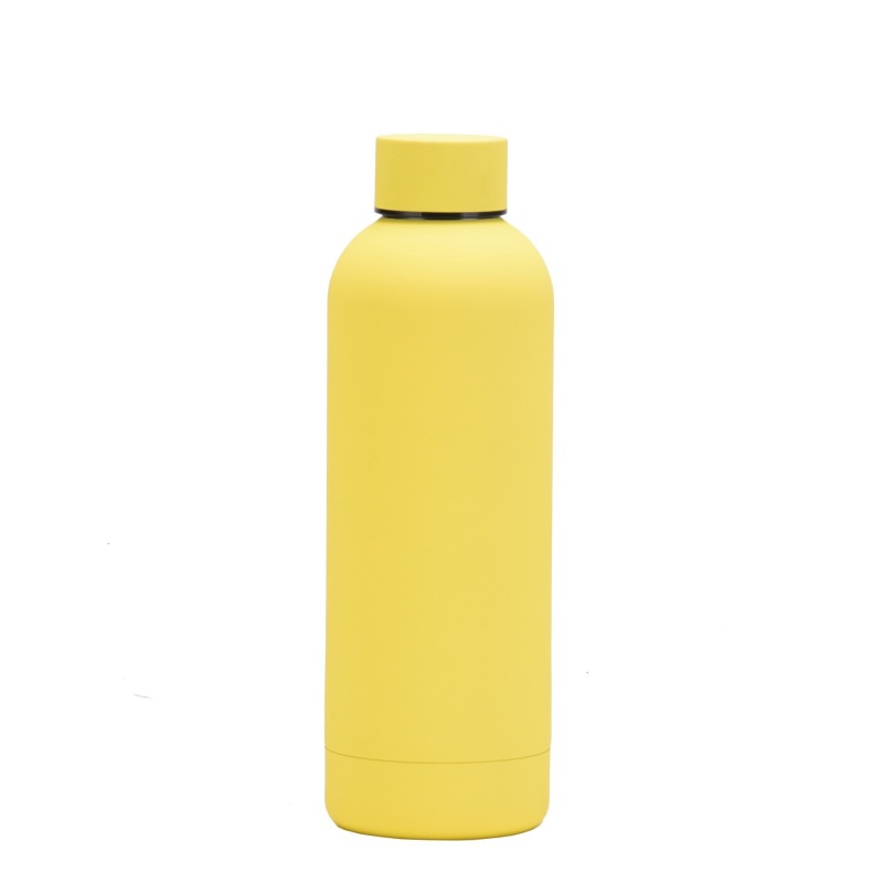 Custom Logo Small Mouth Water Bottle Wholesale 500ml Stainless Steel Insulated Sports Water Bottle