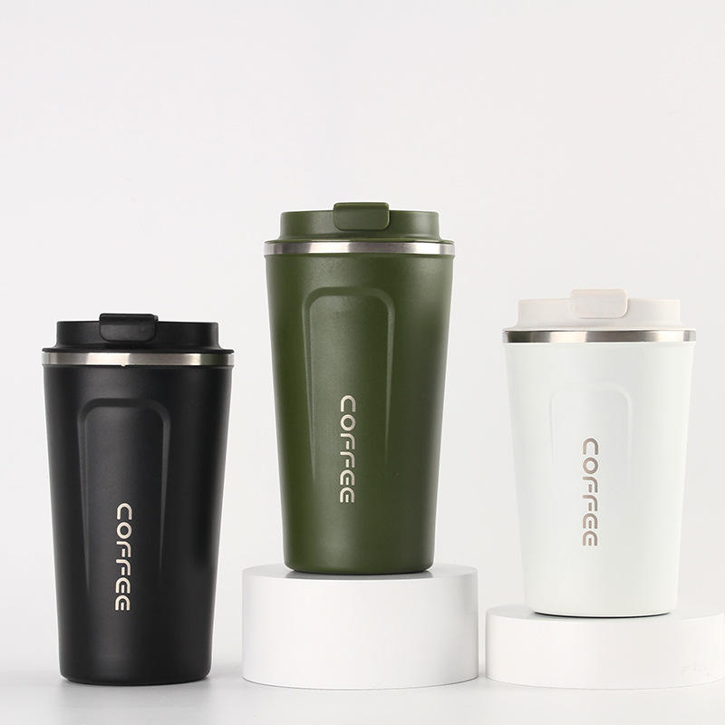 380ml/500ml Double Walled Stainless Steel Vacuum Insulated Tumbler Cup With Leakproof Lid
