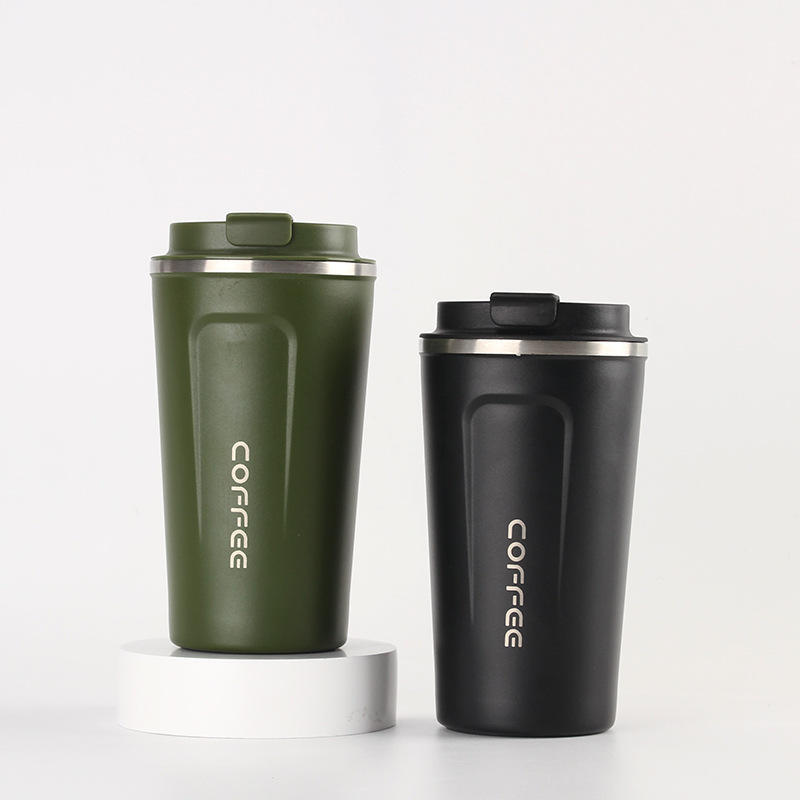 380ml/500ml Double Walled Stainless Steel Vacuum Insulated Tumbler Cup With Leakproof Lid