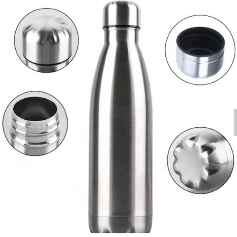 500ml Metal Stainless Steel Thermos Bottle Insulated Vacuum Gym Customize Water Bottle