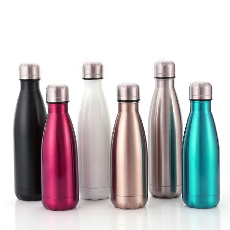 500ml Metal Stainless Steel Thermos Bottle Insulated Vacuum Gym Customize Water Bottle