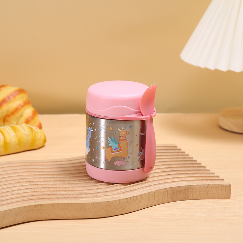 Children's food lunch box Custom insulated lunch box Stainless steel double-wall insulated food jar