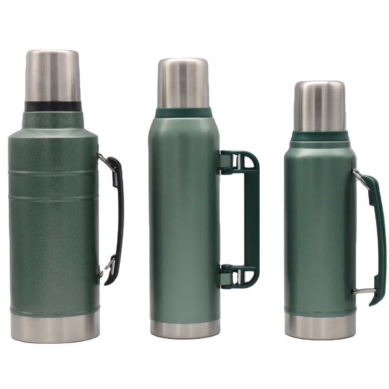 Custom Logo Big Capacity 1L/1.3L/1.8L Stainless Steel Double Wall Vacuum Insulated Thermos Flasks