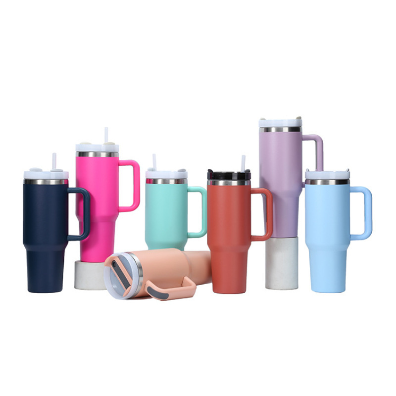 Hot Selling Double Wall Thermos Vacuum Insulated Flask Stainless Steel Water Bottle With Handle Coffee Tumbler