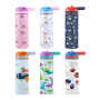 14oz 18oz Stainless Steel Kids Water Bottle Straw Drinking Children Bpa Free Kids Drink School Cute Pattern Water Bottle