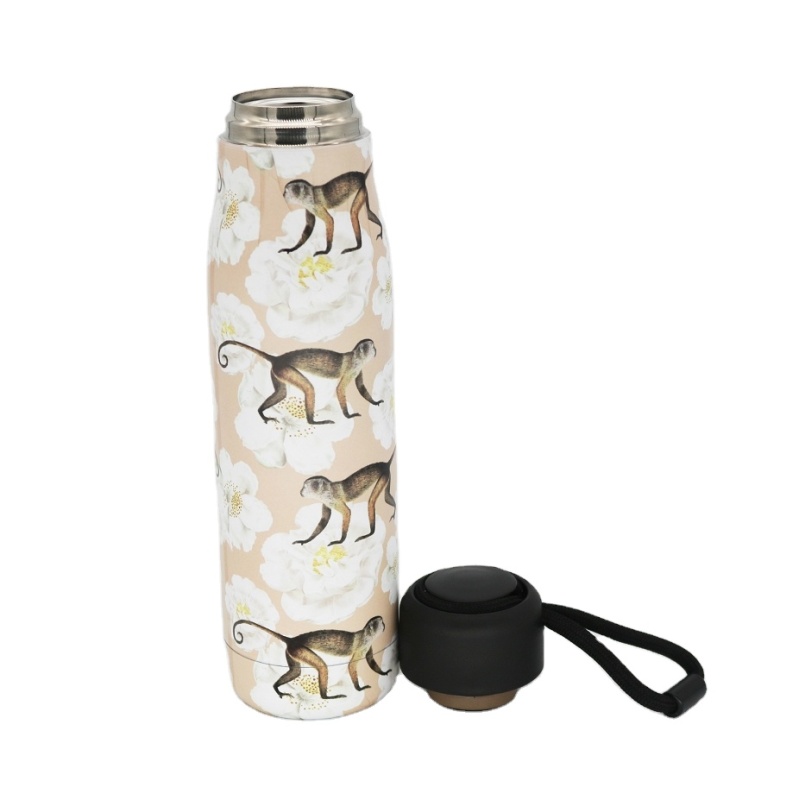 hot sale large capacity insulate stainless steel sport water bottle double wall travel flask with handle lid