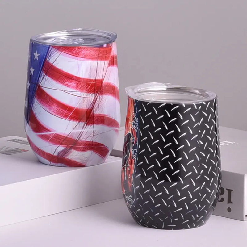 Wholesale Tumblers Stainless Steel Custom Car Cup Coffee Mug Travel Car Cup 12oz Thermos Drinkware