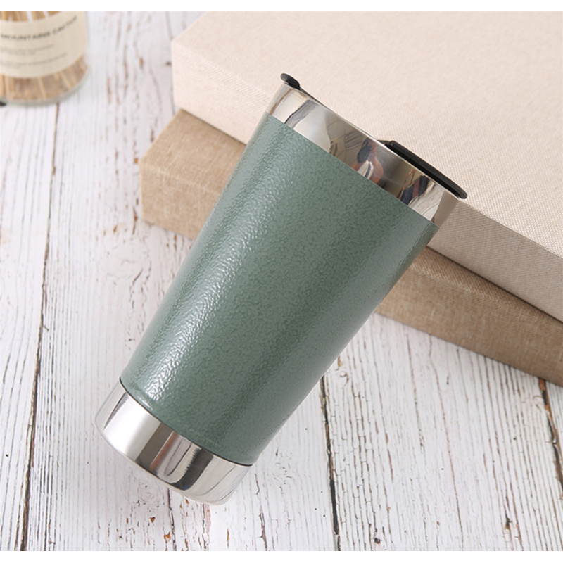 Eco friendly 500ml Double Wall Stainless Steel Insulated Vacuum Beer Mug With Bottle Opener Travel Mug